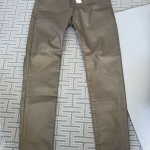 BEVY FLOG Straight Leg Pants in Olive